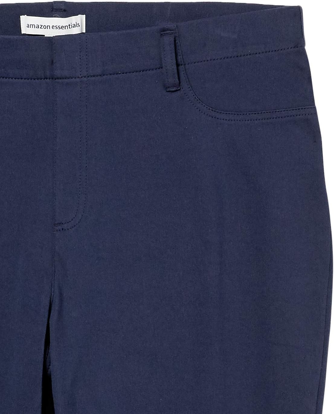 image:imageAmazon Essentials Womens PullOn Mid Rise Stretchy Knit Jegging Available in Plus SizeNavy