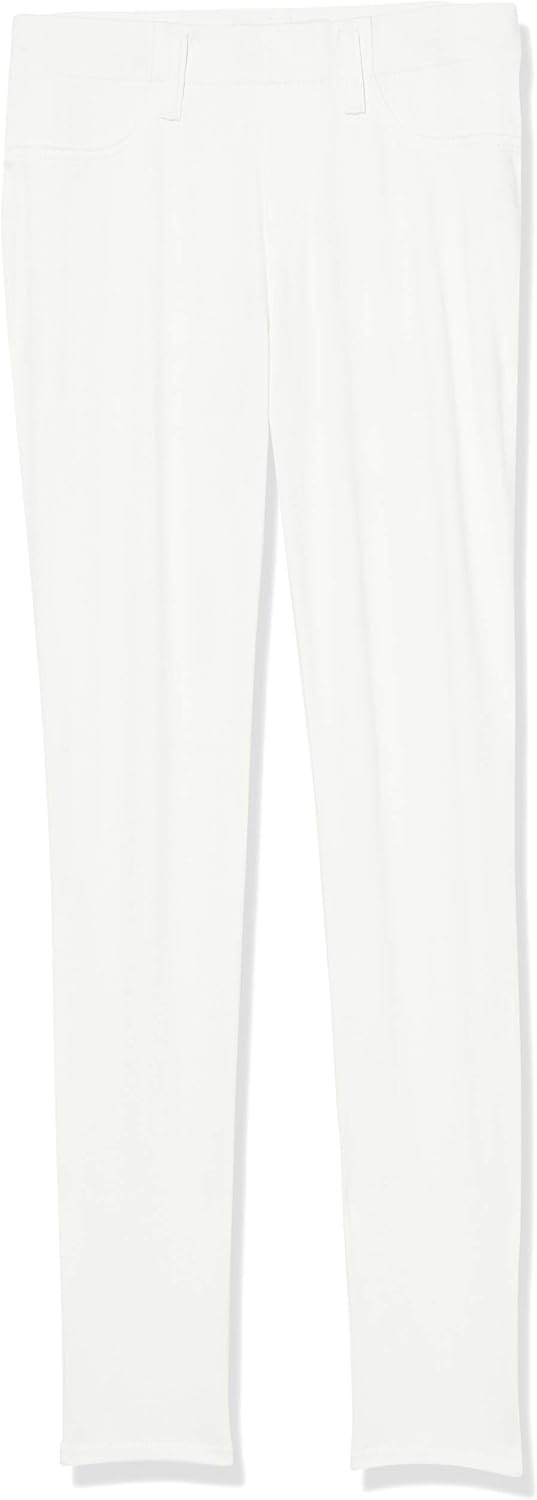 image:imageAmazon Essentials Womens PullOn Mid Rise Stretchy Knit Jegging Available in Plus SizeWhite