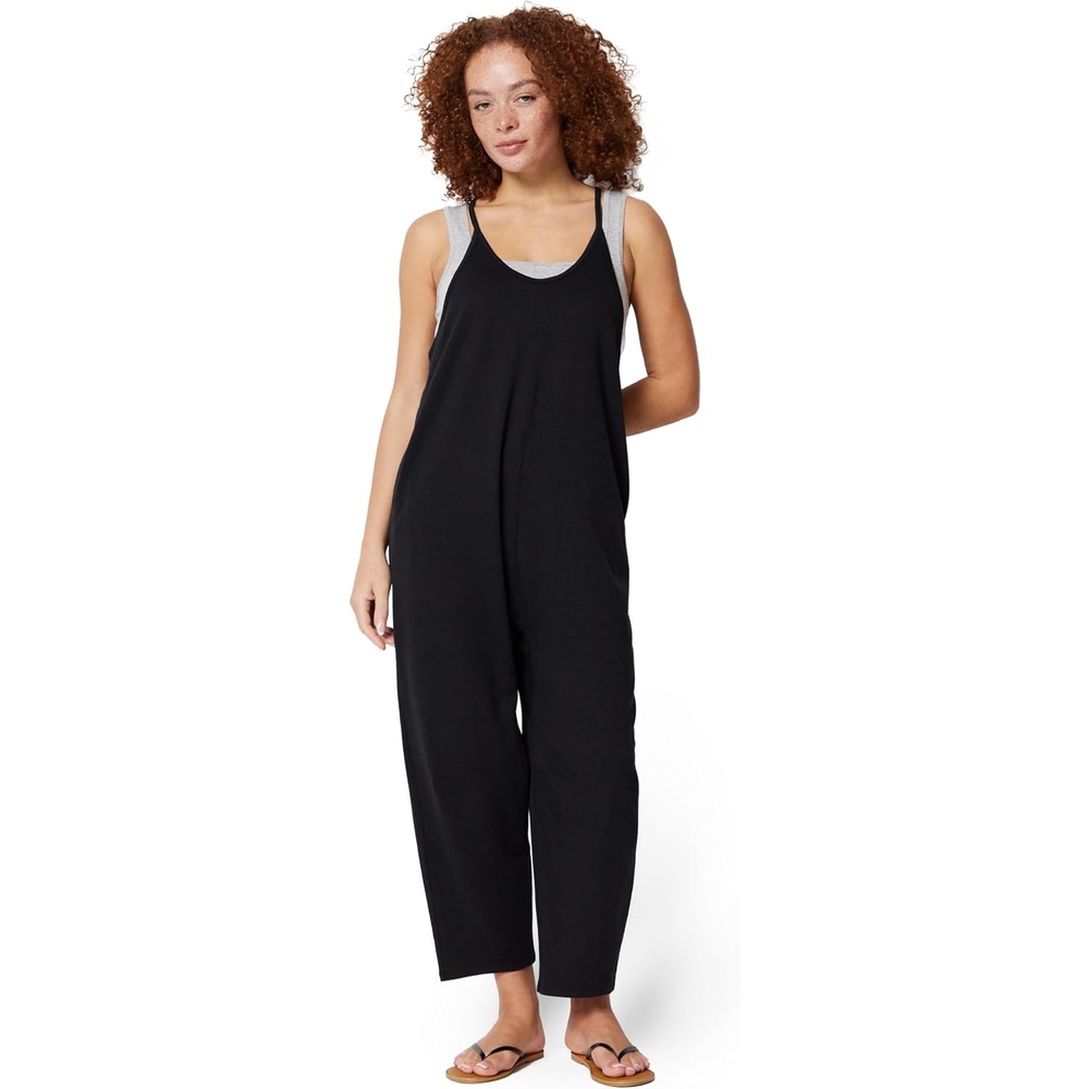 image:imageAmazon Essentials Womens OversizedFit Sleeveless JumpsuitBlack