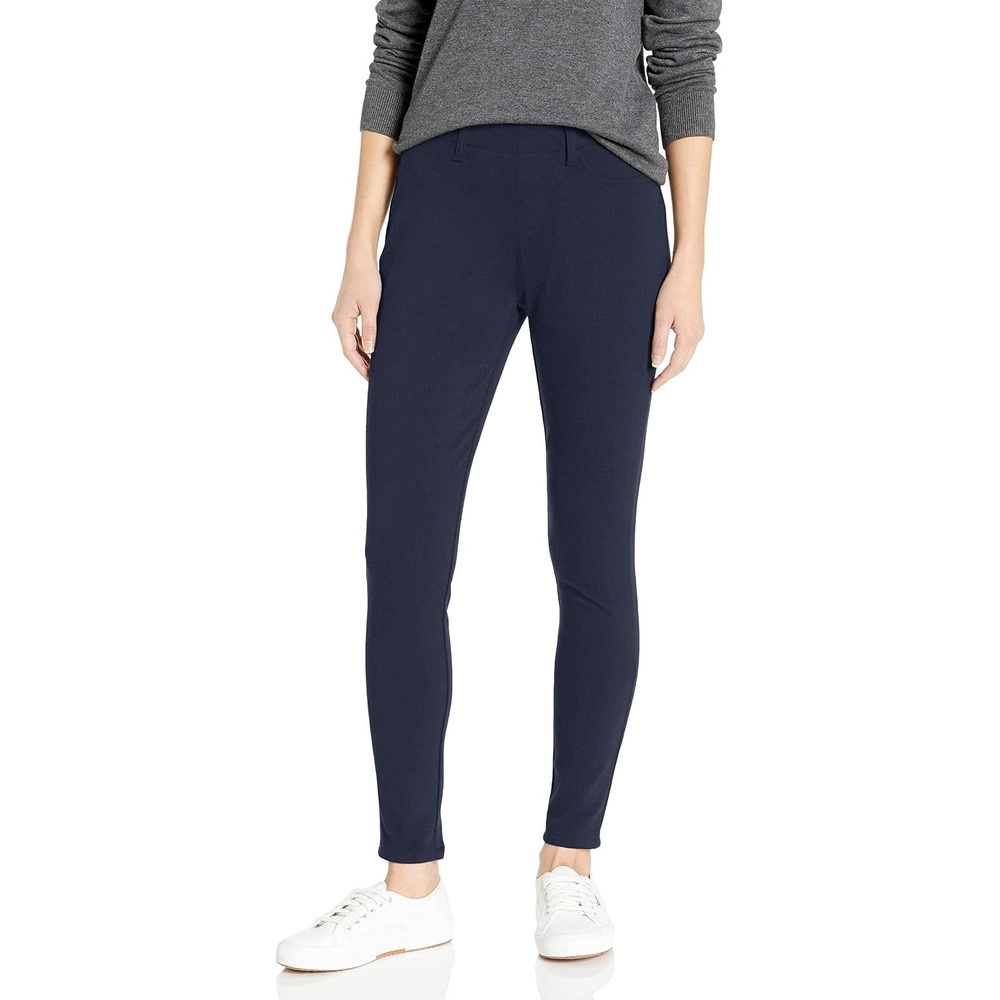 image:imageAmazon Essentials Womens PullOn Mid Rise Stretchy Knit Jegging Available in Plus SizeNavy