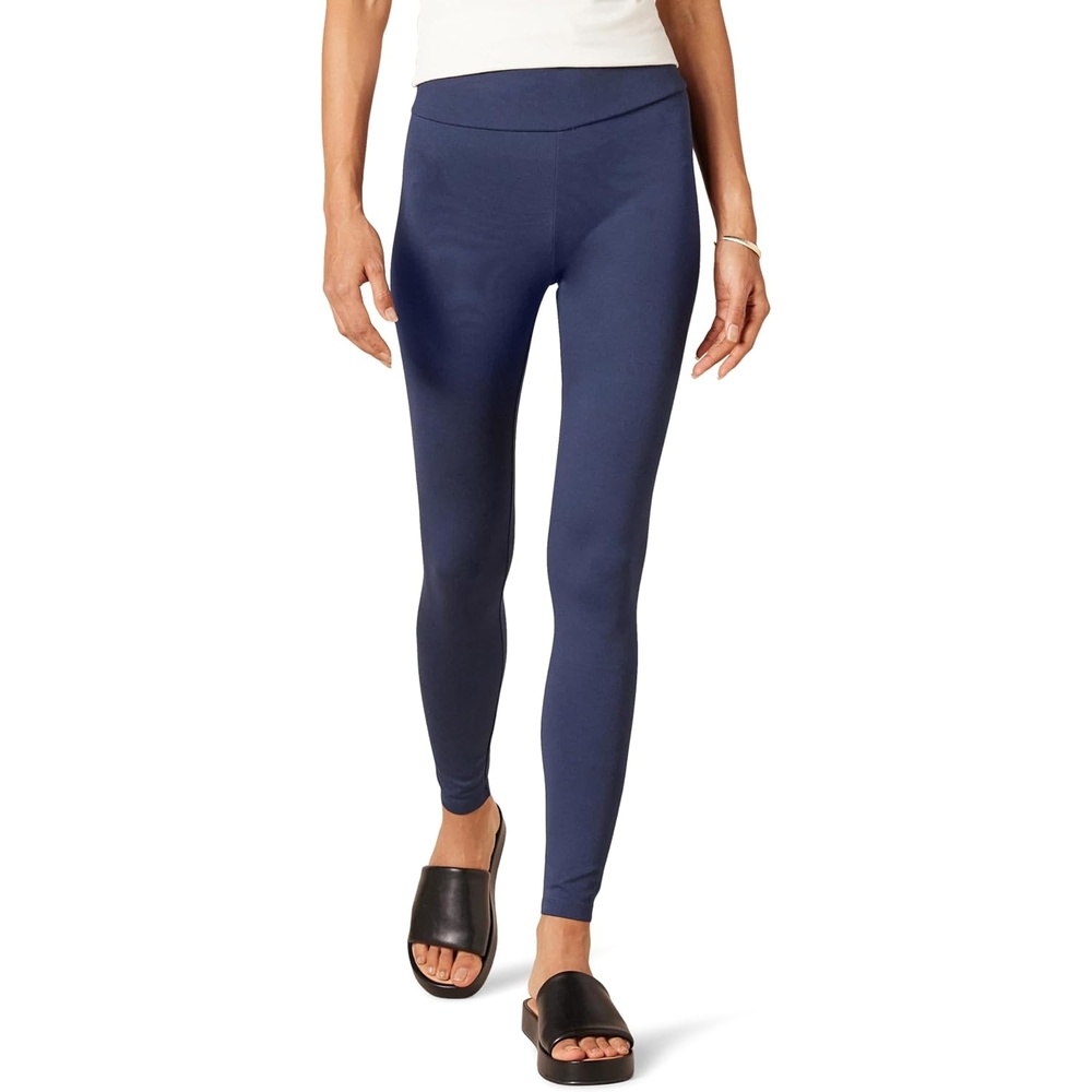 image:imageAmazon Essentials Womens Stretchy Ponte Legging Available in Plus SizeNavy