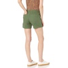 Amazon Essentials Women’s 5″ Inseam Drawstring Linen Blend Shorts with Elastic Waist (Available in Plus Size)(Military Green)