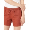 Amazon Essentials Women’s 5″ Inseam Drawstring Linen Blend Shorts with Elastic Waist (Available in Plus Size)(Terracotta)