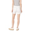 Amazon Essentials Women’s 5″ Inseam Drawstring Linen Blend Shorts with Elastic Waist (Available in Plus Size)(White)