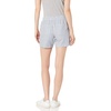 Amazon Essentials Women’s 5″ Inseam Drawstring Linen Blend Shorts with Elastic Waist (Available in Plus Size)(White Stripe)