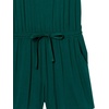Amazon Essentials Women’s Casual Summer Short-Sleeve Scoop Neck Romper with Elastic Waist(Jade)