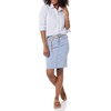 Amazon Essentials Women’s Classic 5-Pocket Denim Skirt(Light Wash)