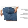 Amazon Essentials Women’s Classic 5-Pocket Denim Skirt(Medium Wash)