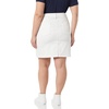 Amazon Essentials Women’s Classic 5-Pocket Denim Skirt(White Wash)