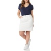 Amazon Essentials Women’s Classic 5-Pocket Denim Skirt(White Wash)