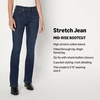 Amazon Essentials Women’s Curvy Slim-Fit Mid-Rise Bootcut Jeans(Dark Midnight Wash)