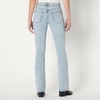 Amazon Essentials Women’s Curvy Slim-Fit Mid-Rise Bootcut Jeans(Tinted Ice Light Wash)