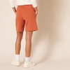 Amazon Essentials Women’s Fleece High Rise Bermuda Shorts with Elastic Waist and Drawstring (Plus Size Available)(Terracotta)