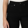 Amazon Essentials Women’s High Stretch Flattering High-Rise Flare Jeans(Black)