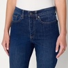 Amazon Essentials Women’s High Stretch Flattering High-Rise Flare Jeans(Dark Shadow Wash)