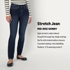 Amazon Essentials Women’s High Stretch Mid-Rise Skinny Jean(Black)