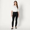 Amazon Essentials Women’s High Stretch Mid-Rise Skinny Jean(Black)