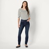 Amazon Essentials Women’s High Stretch Mid-Rise Skinny Jean(Dark Wash)