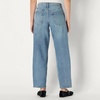 Amazon Essentials Women’s High-Rise Barrel Leg Jeans(Authentic Medium Wash)