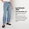 Amazon Essentials Women’s High-Rise Barrel Leg Jeans(Authentic Medium Wash)