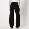 Amazon Essentials Women’s High-Rise Barrel Leg Jeans(Black)