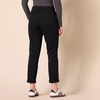 Amazon Essentials Women’s High-Rise Regular-Fit Ankle-Length Tapered-Leg Khaki Pant(Black)