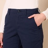 Amazon Essentials Women’s High-Rise Regular-Fit Ankle-Length Tapered-Leg Khaki Pant(Navy)