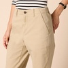 Amazon Essentials Women’s High-Rise Regular-Fit Ankle-Length Tapered-Leg Khaki Pant(Tan)