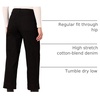 Amazon Essentials Women’s High-Rise Regular-Fit Ankle-Length Wide-Leg Jeans – Discontinued Colors(Black)