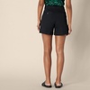 Amazon Essentials Women’s High-Rise Relaxed-Fit A-line Elastic Back Shorts(Black)