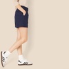 Amazon Essentials Women’s High-Rise Relaxed-Fit A-line Elastic Back Shorts(Navy)