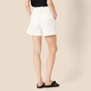 Amazon Essentials Women’s High-Rise Relaxed-Fit A-line Elastic Back Shorts(White)