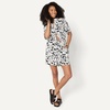 Amazon Essentials Women’s High-Rise Relaxed-Fit Fluid Twill Pull-On Shorts(Black Ivory Folk Floral)