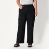 Amazon Essentials Women’s High-Rise Relaxed-Fit Stretchy Full-Length Cargo Pants(Black)