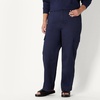 Amazon Essentials Women’s High-Rise Relaxed-Fit Stretchy Full-Length Cargo Pants(Navy)