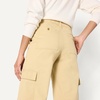 Amazon Essentials Women’s High-Rise Relaxed-Fit Stretchy Full-Length Cargo Pants(Tan)