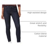 Amazon Essentials Women’s High-Rise Skinny Jeans with Stretch, 5-Pocket Styling, 3 Inseam Lengths – Discontinued Colors(Rinse)
