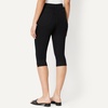 Amazon Essentials Women’s High-Rise Slim Fit Capris Denim Pedal Pusher Jean(Black)