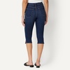 Amazon Essentials Women’s High-Rise Slim Fit Capris Denim Pedal Pusher Jean(Dark Midnight Wash)