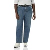Amazon Essentials Women’s High-Rise Straight Jeans – Discontinued Colors(Medium Wash)