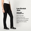 Amazon Essentials Women’s High-Rise Straight Leg Jean(Black)