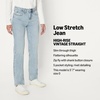 Amazon Essentials Women’s High-Rise Straight Leg Jean(Iced Light Wash)