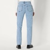 Amazon Essentials Women’s High-Rise Straight Leg Jean(Tinted Ice Light Wash)