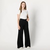 Amazon Essentials Women’s High-Rise Wide Leg Crop Jeans(Black)