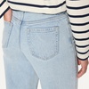 Amazon Essentials Women’s High-Rise Wide Leg Crop Jeans(Iced Blue Light Wash)