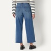 Amazon Essentials Women’s High-Rise Wide Leg Crop Jeans(Medium Blue Vintage)