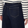 Amazon Essentials Women’s High-Rise Wide Leg Crop Jeans(Rinse)