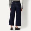 Amazon Essentials Women’s High-Rise Wide Leg Crop Jeans(Rinse)