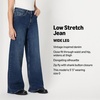 Amazon Essentials Women’s High-Rise Wide Leg Crop Jeans(Stone Dark Wash)