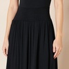 Amazon Essentials Women’s Jersey Pull On Midi Length Skirt(Black)